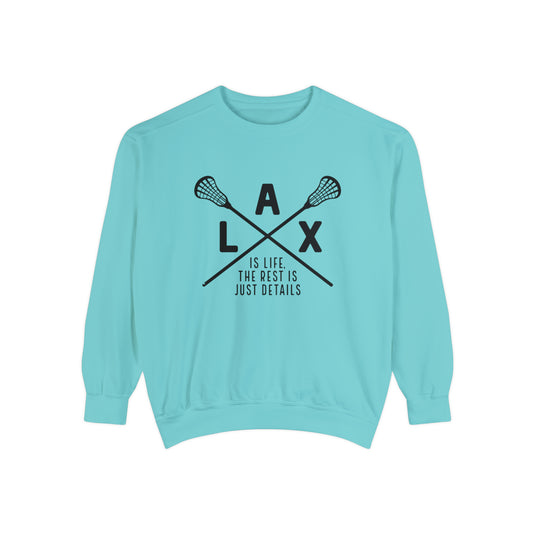 LAX is Life Lacrosse Adult Unisex Premium Crewneck Sweatshirt