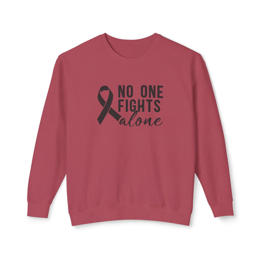 No One Fights Alone Adult Unisex Premium Crewneck Sweatshirt