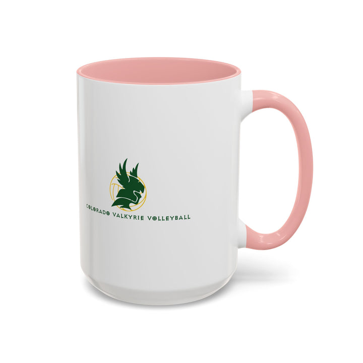 Colorado Valkyrie Volleyball Club Accent Coffee Mug