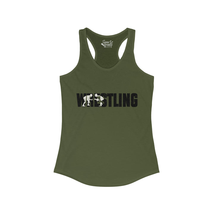 Wrestling Adult Women's Racerback Tank