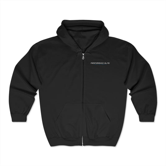Performance Elite Unisex Adult Basic Full Zip Hooded Sweatshirt