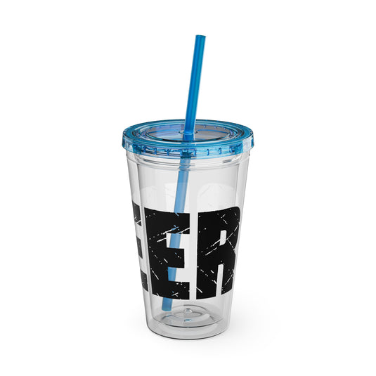 Cheer 16 oz Sunsplash Tumbler with Straw