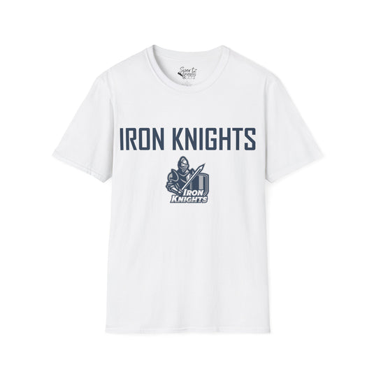 Iron Knights Basic Adult Unisex T-Shirt w/Knight Design, Name & Number on back