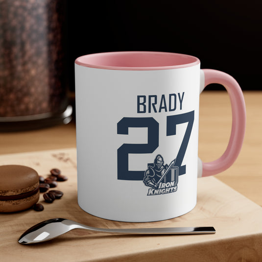 Iron Knights 11 oz Accent Mug - Last Name & Knight Design