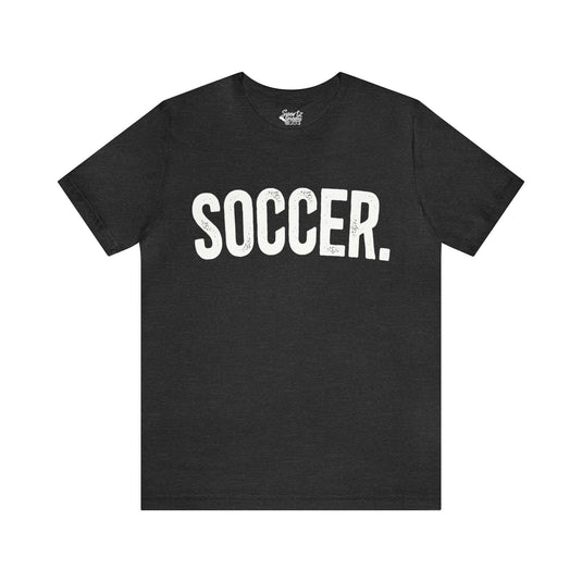 Rustic Design Soccer Adult Unisex Mid-Level T-Shirt