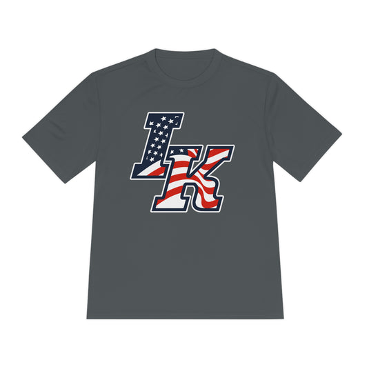 Iron Knights Adult Unisex Moisture Wicking T-Shirt - Flag Design