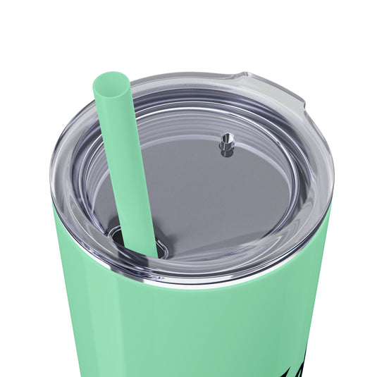 Play Ball Baseball 20oz Skinny Tumbler with Straw in Matte or Glossy