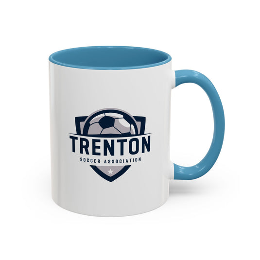 Trenton Soccer Association Accent Coffee Mug