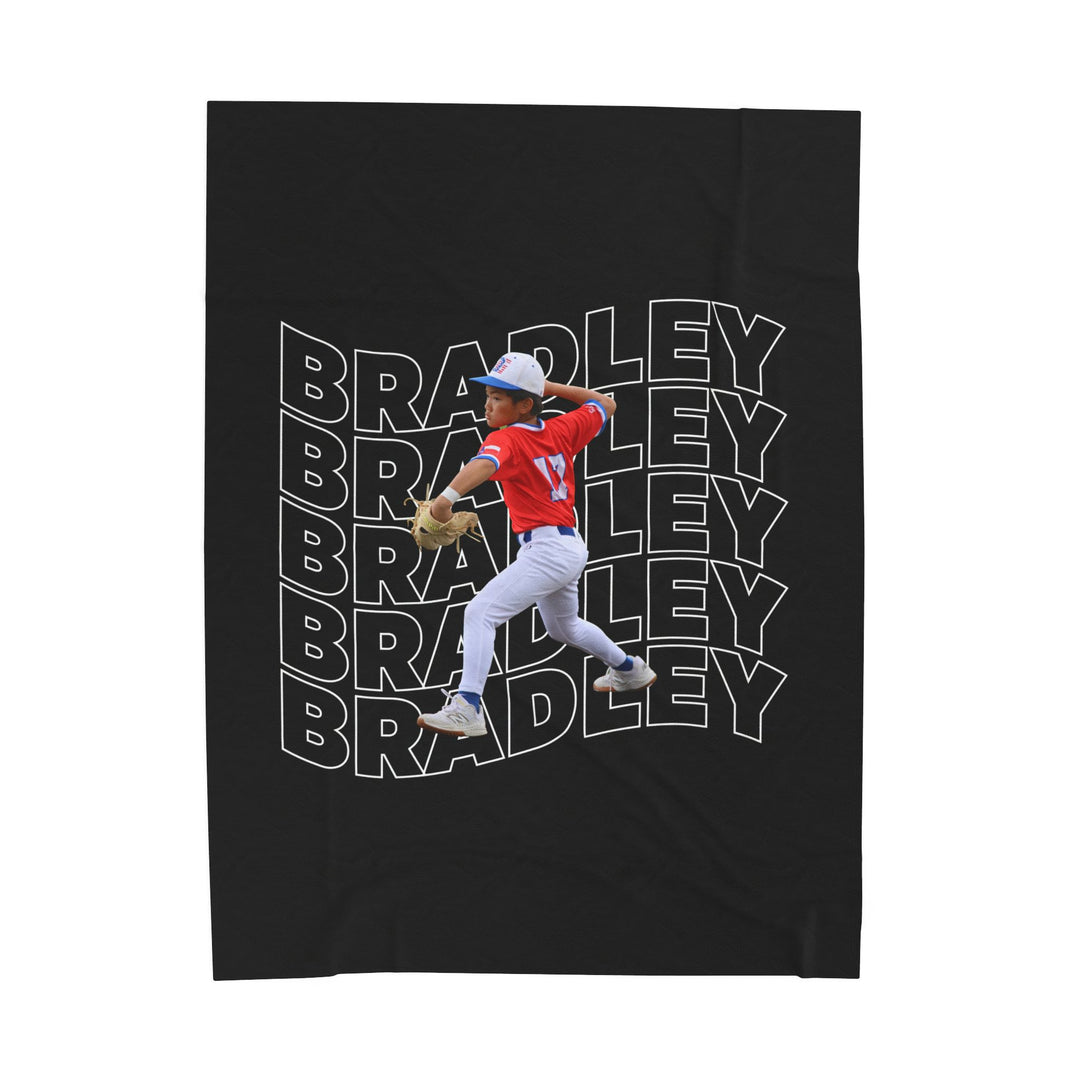 Wavy Design Velveteen Blanket