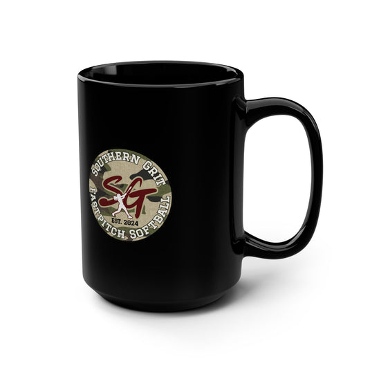 Southern Grit Black Mug 15oz