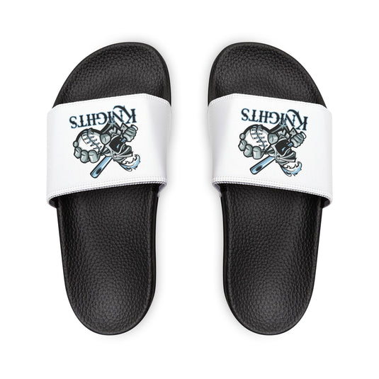 Knights Youth Slide Sandals White