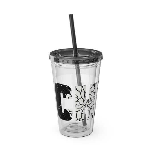 Cheer 16 oz Sunsplash Tumbler with Straw