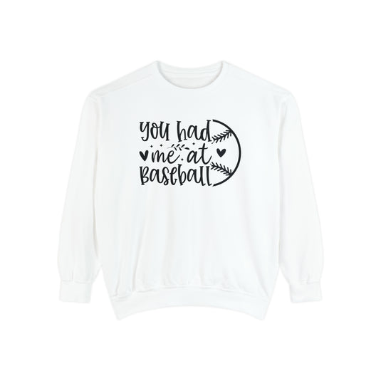 You Had Me at Baseball Adult Unisex Premium Crewneck Sweatshirt