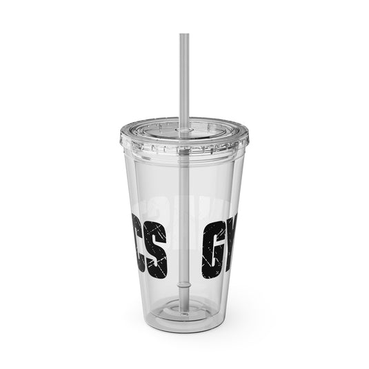 Gymnastics 16 oz Sunsplash Tumbler with Straw