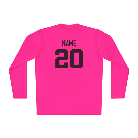 Unisex Adult Long Sleeve Competitor Moisture Wicking Shirt Color Options 2
