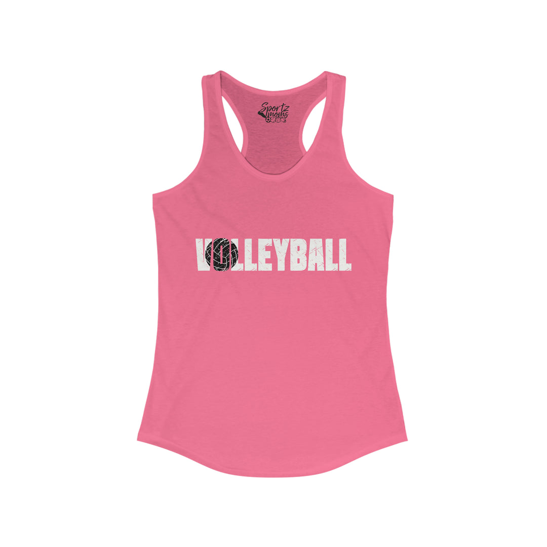 Volleyball Adult Women's Racerback Tank