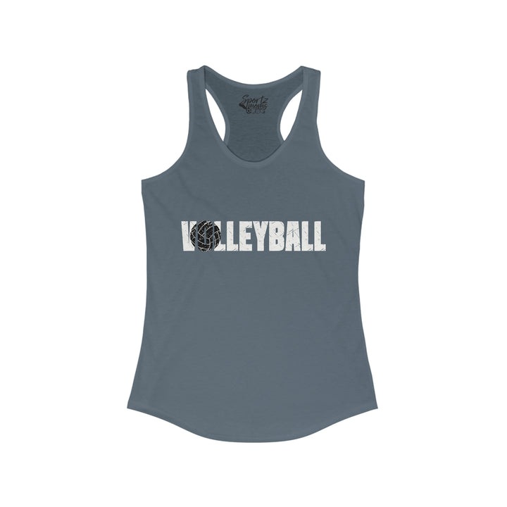 Volleyball Adult Women's Racerback Tank