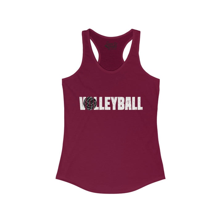 Volleyball Adult Women's Racerback Tank