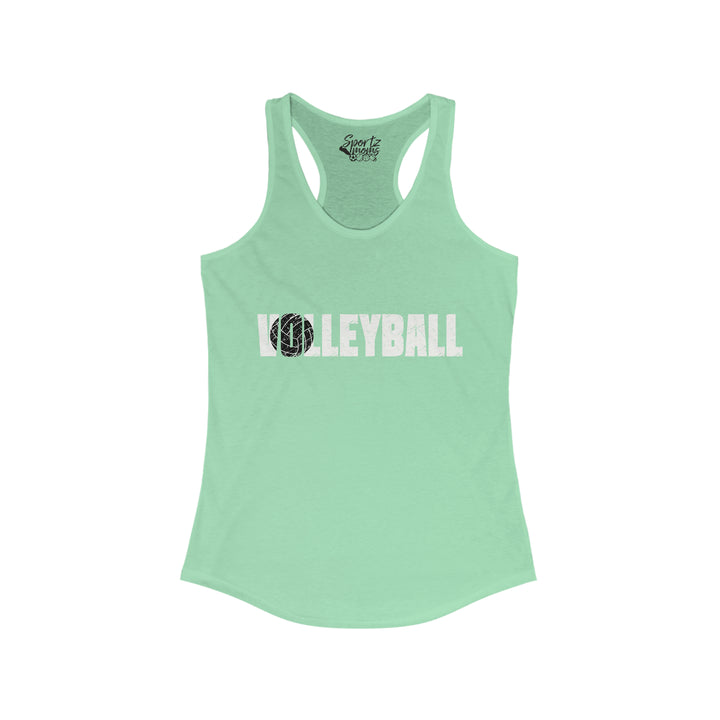 Volleyball Adult Women's Racerback Tank