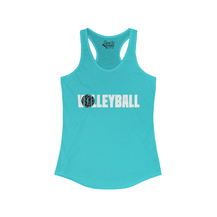 Volleyball Adult Women's Racerback Tank