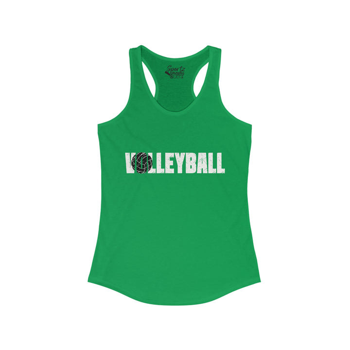 Volleyball Adult Women's Racerback Tank