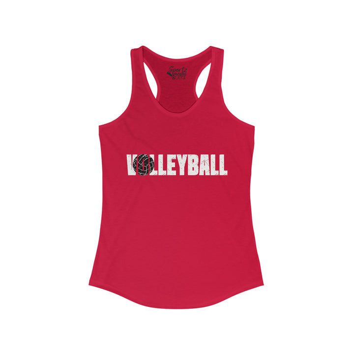 Volleyball Adult Women's Racerback Tank