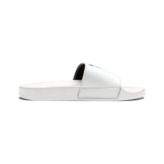 Iron Knights Men's Slide Sandals - Knight Design w/White Background