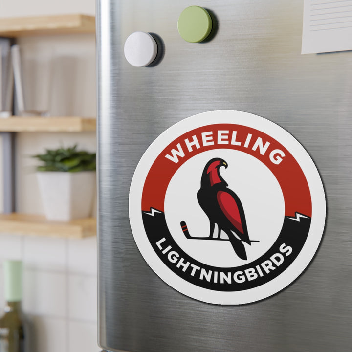 Wheeling Lightningbirds Die-Cut Magnets
