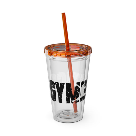 Gymnastics 16 oz Sunsplash Tumbler with Straw