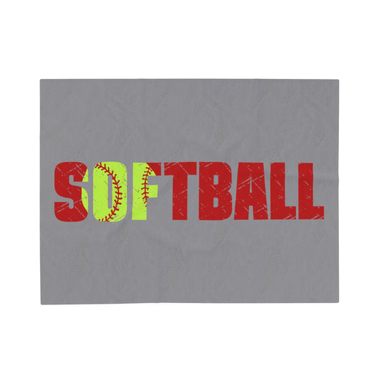 Softball Plush Blanket