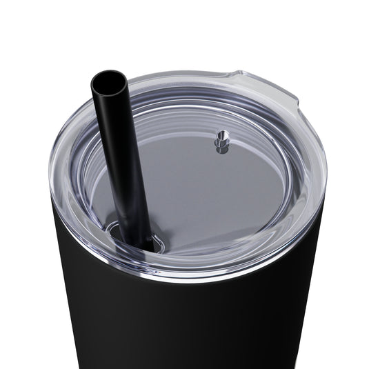 All Out All Game All Season Hockey 20oz Skinny Tumbler with Straw in Matte or Glossy