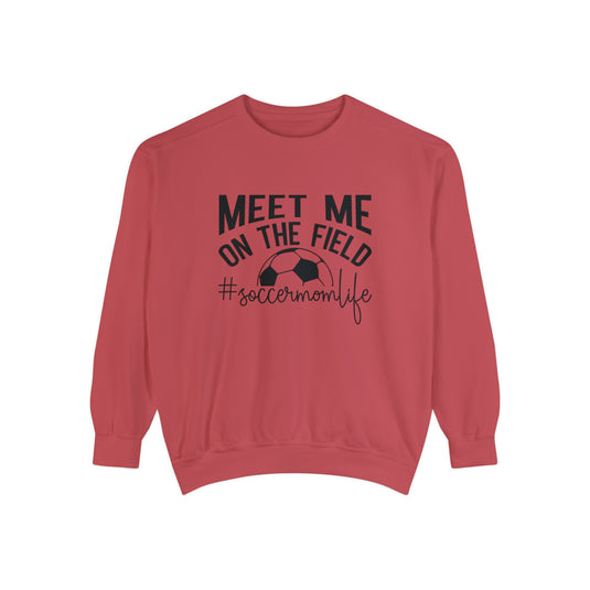 Meet Me on the Field Soccer Adult Unisex Premium Crewneck Sweatshirt