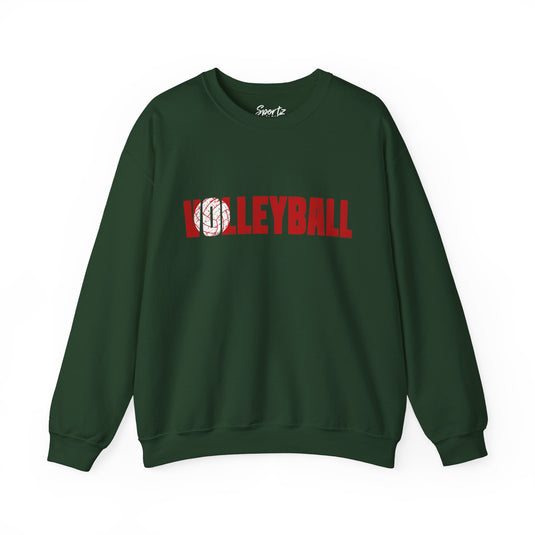 Volleyball Adult Unisex Basic Crewneck Sweatshirt