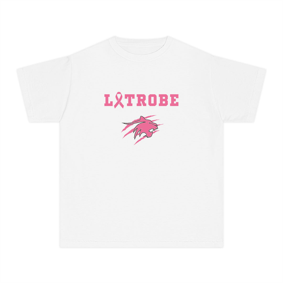 Latrobe Boys Soccer Unisex Youth Premium T-Shirt - Cancer Design