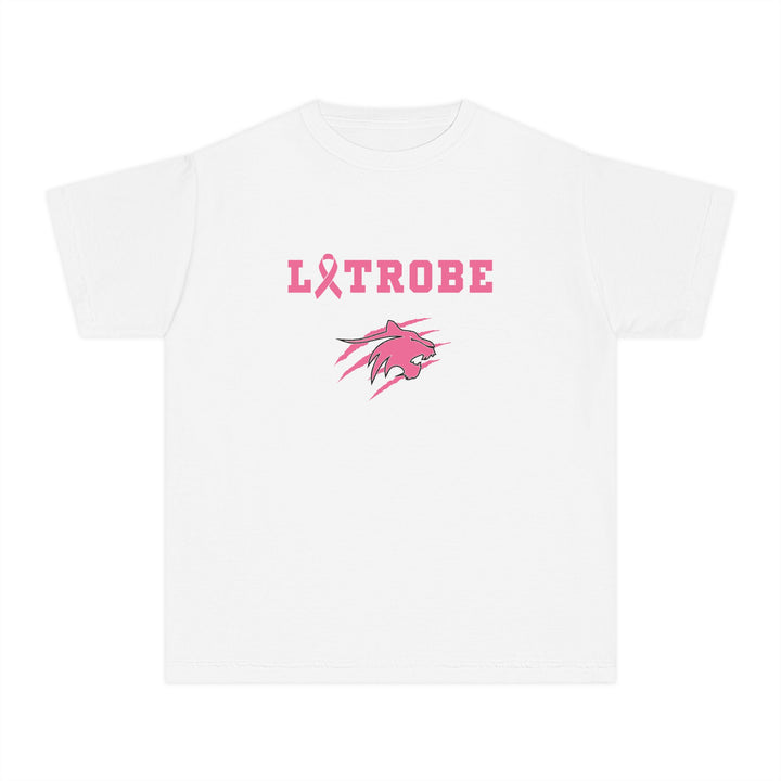 Latrobe Boys Soccer Unisex Youth Premium T-Shirt - Cancer Design
