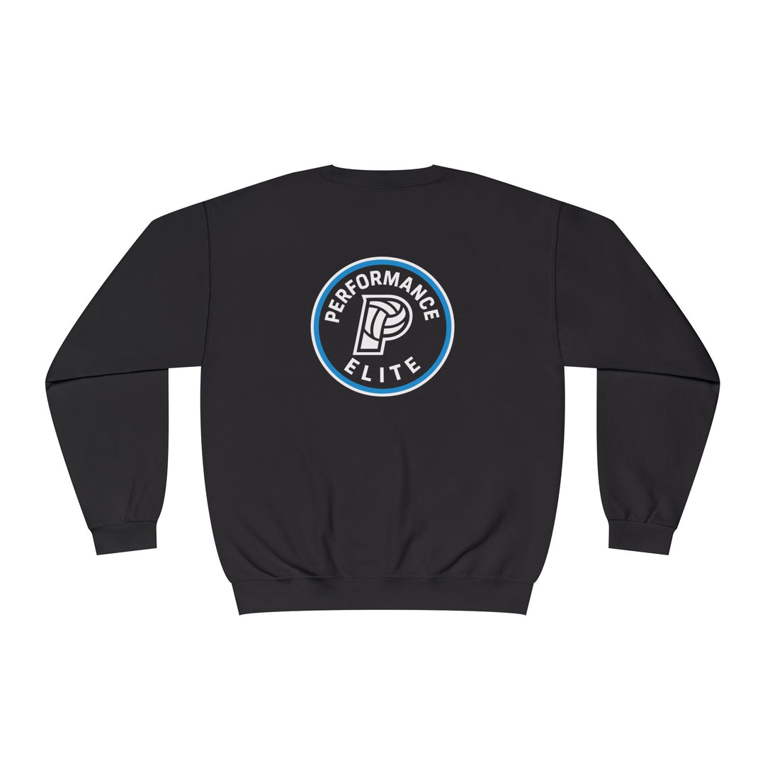 Performance Elite Unisex Adult Mid-Level Crewneck Sweatshirt w/Front & Back Logo