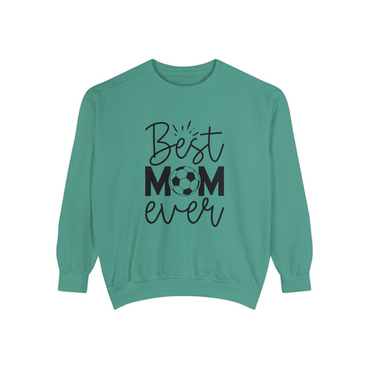 Best Mom Ever Soccer Adult Unisex Premium Crewneck Sweatshirt