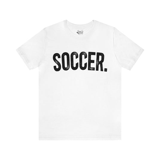 Rustic Design Soccer Adult Unisex Mid-Level T-Shirt