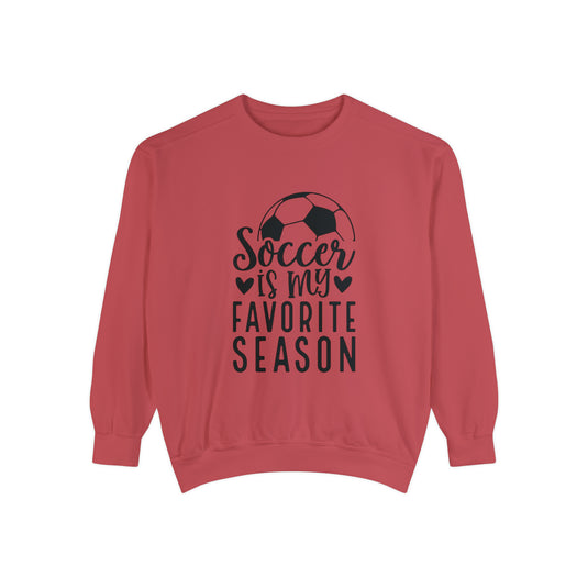 Soccer is My Favorite Season Adult Unisex Premium Crewneck Sweatshirt