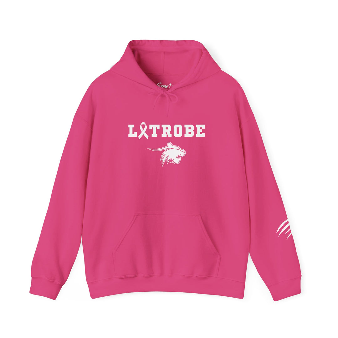 Latrobe Boys Soccer Unisex Adult Hooded Sweatshirt - Cancer Design