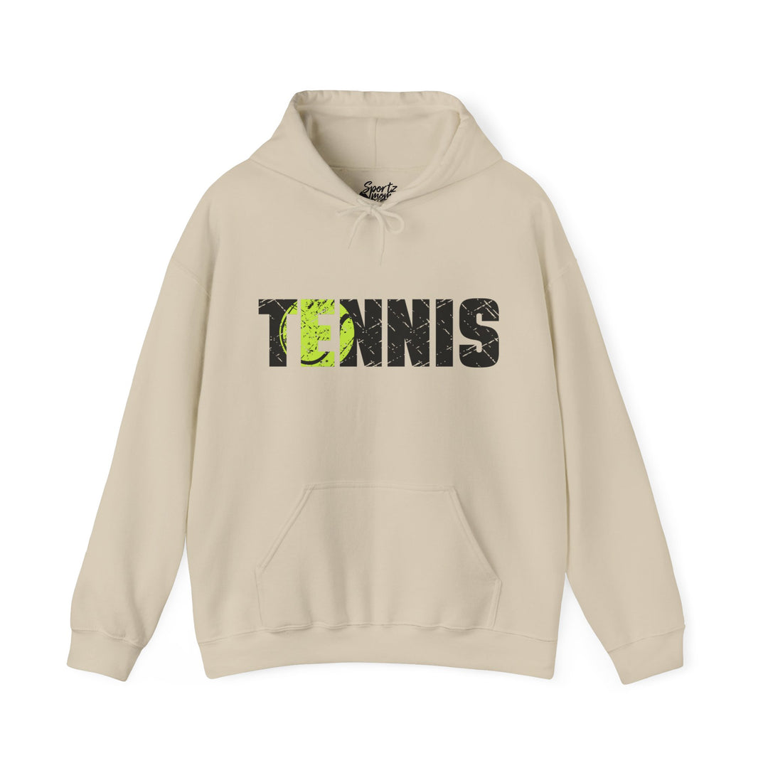 Tennis Adult Unisex Hooded Sweatshirt