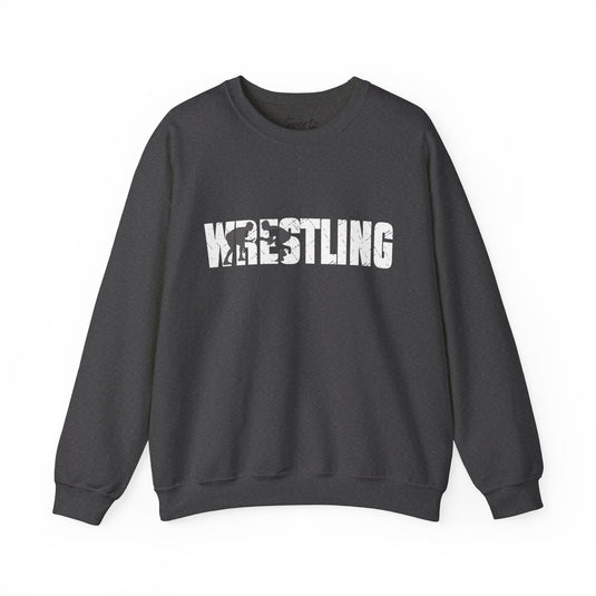 Wrestling Adult Unisex Basic Crewneck Sweatshirt