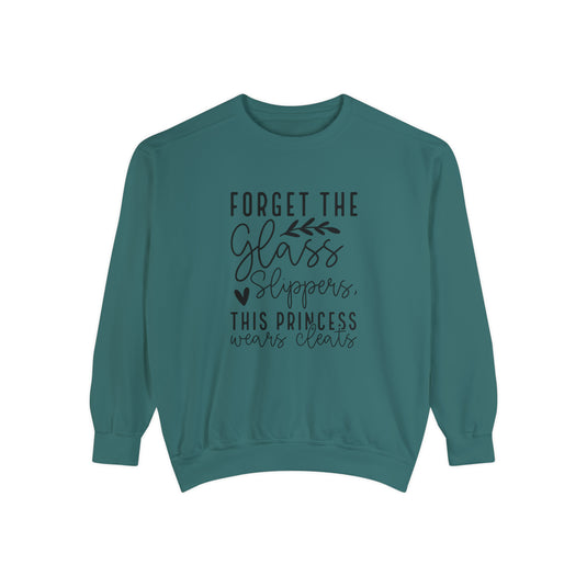 Forget the Glass Slippers Lacrosse Adult Unisex Premium Crewneck Sweatshirt