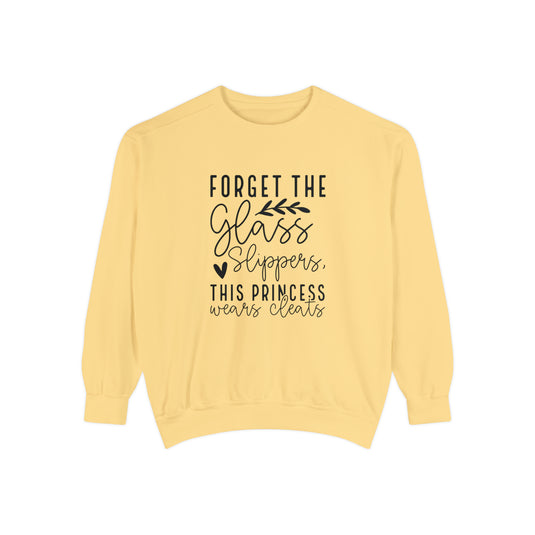 Forget the Glass Slippers Lacrosse Adult Unisex Premium Crewneck Sweatshirt