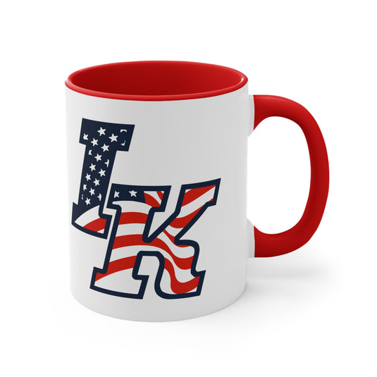 Iron Knights 11 oz Accent Mug - Flag Design