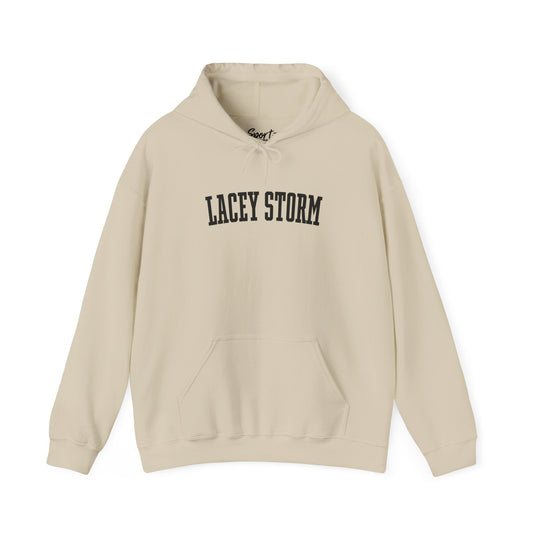 Lacey Storm Unisex Adult Basic Hooded Sweatshirt - Plain Text Design