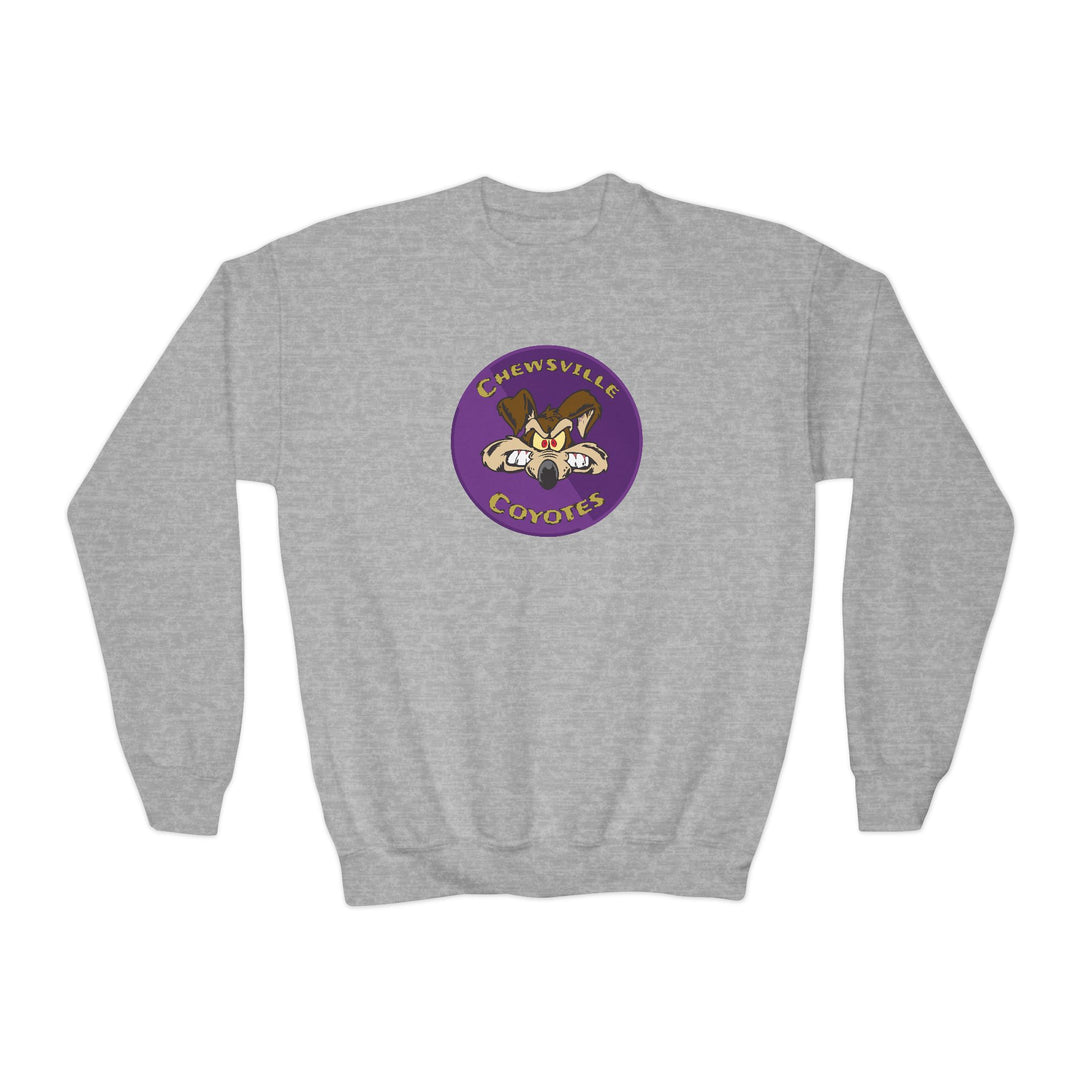 Chewsville Coyotes Unisex Youth Crewneck Sweatshirt
