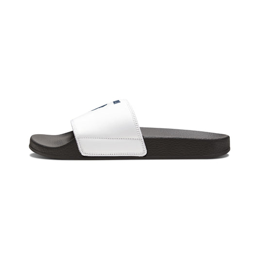 Iron Knights Men's Slide Sandals - Knight Design w/White Background