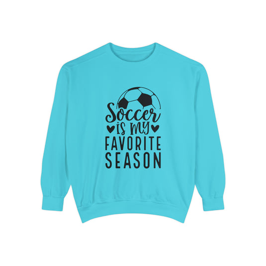 Soccer is My Favorite Season Adult Unisex Premium Crewneck Sweatshirt