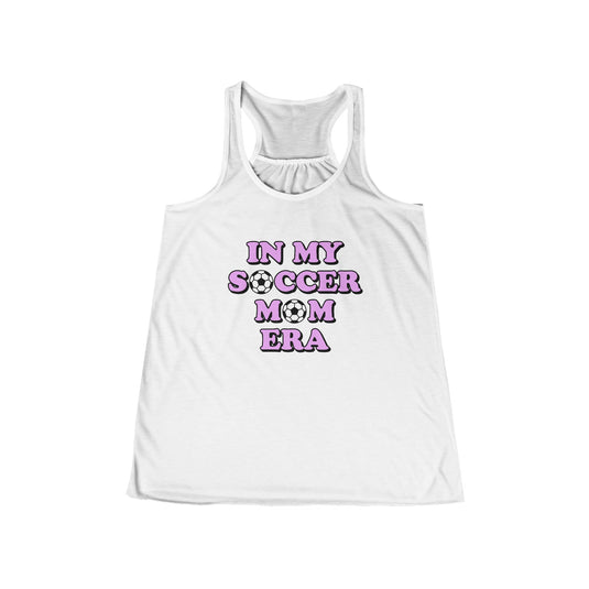 College Station Soccer Club Vanguard Women's Flowy Racerback Tank - In My Soccer Mom Era